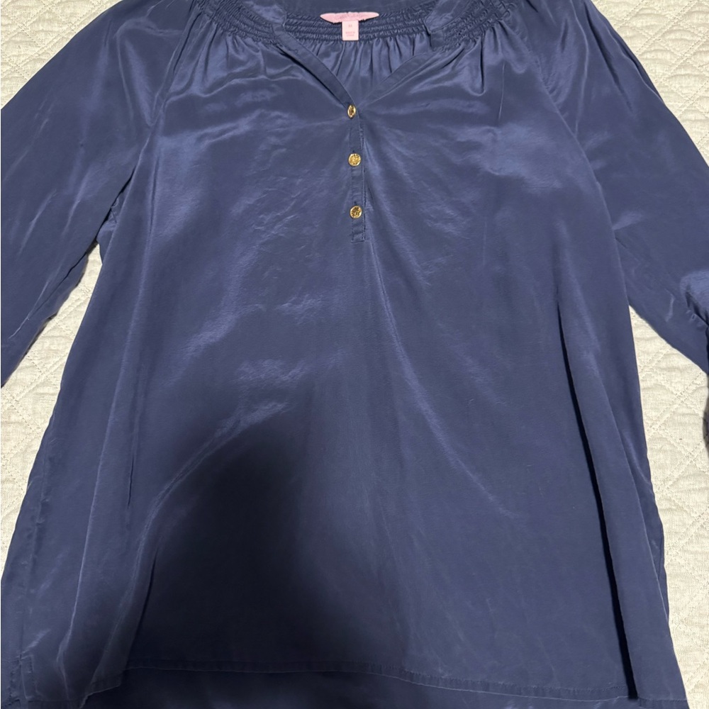 Women's Navy Blouse